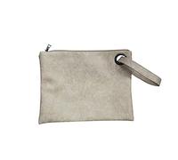 Ladies Fashion Bag Leather Envelope Dinner Ladies Color Bag Clutch Solid Handbag Hangers for Closet (Beige, One Size)