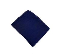 Ladies Fashion Big Large Maxi Long Wide Plain Viscose Scarf Hijab Shawl Wrap Sarong (Navy)