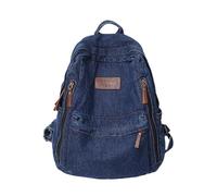 Ladies Fashion Denim Backpack Do Old Washed Schoolbag Large Capacity Student Back Pack Men'S Black Bags Lunch Bag Kids