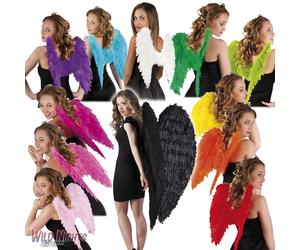 Ladies Feathered Angel Fairy Wings