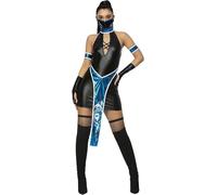Ladies Fever Blue Ninja Costume Dress
