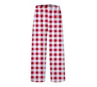 Ladies Flannel Pyjama Sleep Bottoms Plaid Casual Thick Pajama Trousers Loose Fit Comfortable Winter Home Loungewear Thick Themal Flannel Pj Bottoms Comfy Nightwear Straight Legs Loungewear Trousers