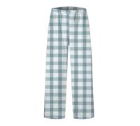 Ladies Flannel Pyjama Sleep Bottoms Plaid Casual Thick Pajama Trousers Loose Fit Comfortable Winter Home Loungewear Thick Themal Flannel Pj Bottoms Comfy Nightwear Straight Legs Loungewear Trousers
