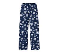 Ladies Flannel Pyjama Sleep Bottoms Plaid Casual Thick Pajama Trousers Loose Fit Comfortable Winter Home Loungewear Thick Themal Flannel Pj Bottoms Comfy Nightwear Straight Legs Loungewear Trousers