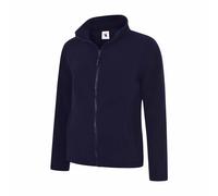 Ladies Fleece Jacket Classic Full Zip Uneek Womens Sports Work Casual Smart Top