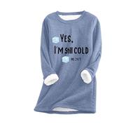 ladies fleece, Jumpers for Women UK Winter Thick Sweater Soft Comfortable Long Sleeves Plain Loose Fuzzy Pullover Casual Crew Neck Tops Clothing Fashion Fit Soft Cozy Fall Outfits