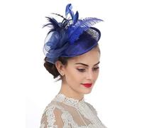 Ladies' Flower Feather Fascinator Veil Net Headband Clip Pillbox Hat Wedding Bridal Hair Clip Headpiece Top Hat Race Ascot Cocktail Tea Party Headwear Bowler Banquet Hair Accessories
