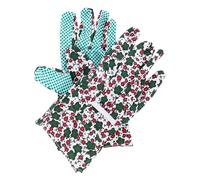 Ladies Flower Style Gardening Gloves, Light Duty Work In The Garden