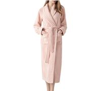 Ladies Fluffy Bath Robes Dressing Gown for Women UK Super Soft Bathrobe with Belted Winter Cozy Fleece Bath Robe Teddy Fur Dressing Gown Warm Plush Nightwear with Pockets Gifts for Her