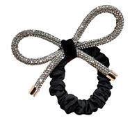 Ladies For Bow Hair Ties Rope Luxury Glitter Jewelry Elastic Rubber Band Ponytail Holder Scrunchie