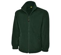 Ladies Full Zip Classic Fleece Jackets Sizes 8 to 30 by MIG - Suitable for Work & Leisure (10 to 12 / S - Small, Bottle Green)