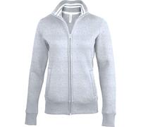 Ladies' Full Zip Sweat Jacket - Oxford Grey, L, Ladies