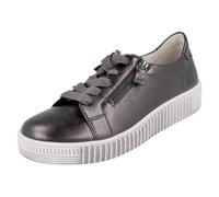 Gabor Wisdom Silver Leather Womens trainers 53.334.69 in a Plain Leather in Size 6