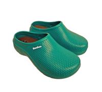 Ladies Garden Clogs Slip On WP Wide Fit Comfort Shoes Removable Insole Farm Nurse Camping Summer (Teal, UK Footwear Size System, Adult, Women, Numeric, Medium, 7)