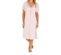 Ladies Gaspe Supersoft Short Sleeve Nightdress GL07702 Pink Print Medium