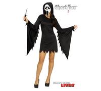 Fun World Plus Size Scream Costume, Black, PLUS