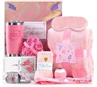 Ladies' Gifts,Birthday Presents,Birthday Gift Baskets,Spa Gift Sets,Self-Care Gift And Wellness Gift Boxes,Containing Blankets,Scented Candles And Mugs. Thoughtful Presents Specially Curated For Women