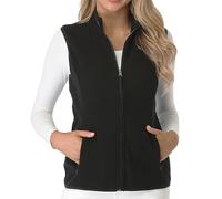 Ladies Gilets and Bodywarmers Plus Size Lightweight Sleeveless Jacket Womens Gilet Fleece Vest Fluffy Coats Fuzzy Zipped Side Pockets Thermal Outerwear Cozy Tops for Spring Autumn Sportswear
