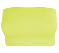 Ladies Girls Plain Boob Tube Strapless Bandeau Stretch Soft Elastic Vest Bra Crop Top UK 8-14
