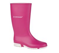 Ladies Girls Youth Pink Dunlop Wellies Waterpoof Sport Wellington Boots
