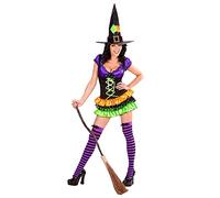 Ladies Glam Witch Costume Small UK 8-10 for Halloween Fancy Dress