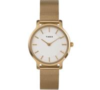 Ladies Gold Tone Watch - Timex Transcend - Stainless Steel / Brass / Mineral Glass