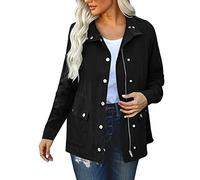 Ladies Golf Clothes Festival Jacket Women Womens Casual Spring Jackets Womens Softshell Jacket Summer Jacket for Women Wind Breaker Jacket Women Sports Wear for Women UK Black
