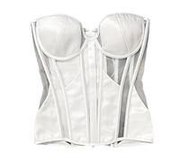 Ladies' Gothic Shapewear, Fashion Bustier with Lace-Up, Overbust Corset Nylon Adjustable Straps Underbust Halloween Slimming Body Shaping Full Length