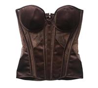 Ladies' Gothic Shapewear, Fashion Bustier with Lace-Up, Overbust Corset Nylon Adjustable Straps Underbust Halloween Slimming Body Shaping Full Length