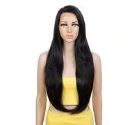 Ladies Gradient Color Long Straight Wig 28 Inch Hair Ladies Outdoor Fashion Wigs(3)