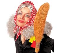 Ladies Granny/Witch withHeadscarf Wig for Hair Accessory Fancy Dress
