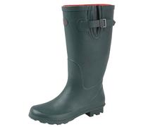 Ladies Green Wide Calf Wellington Boots Rainy Snow Waterproof Wellies 3-9