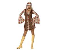 Smiffys 1960s Groovy Baby, Patterned, M - UK Size 12-14