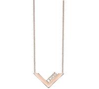 Guess Ladies Guess Rose Gold Plated Triometric Necklace UBN82087