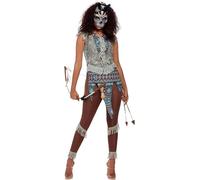 Ladies Halloween Dark Spirit Warrior Costume