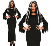 Ladies Halloween Dark Woman Fancy Dress Costume Womens Vamp type Outfit fg