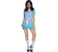 Smiffys Fever Freaky Twin Costume with Sheer Dress & Socks, Fever Fancy Dress, Fever Dress Up Costumes