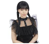 Ladies Halloween Gothic School girl Wig