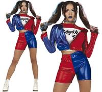 Ladies Halloween Movie Film Dangerous Glam Fancy Dress Costume Womens Outfit fg