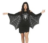Ladies Halloween Spider Fancy Dress Costume Dress Womens Spider Dress Outfit fg