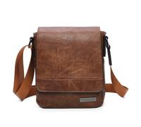 Ladies Handbag Totes Bag Soft Leather Women Cross body Medium Shoulder Bag Bags (Brown)