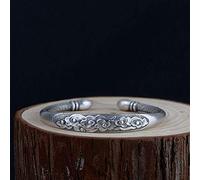 Ladies,Handmade Vintage Full S990 Retro Thai Craft Jewelry Female Models Solid Six-Word Mantra Ethnic Clothing Accessories