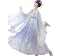 Ladies Hanfu Original Chinese Traditional Dress Lightweight Breathable Chiffon Dance Performance Suit