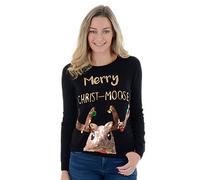 Ladies' Heart And Soul Knitted Jumper ILW187 Black 8