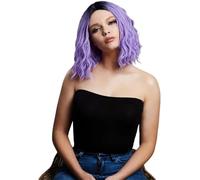 Ladies Heat Resistant Wavy Bob Wig True Blend Two Tone 33cm