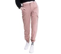 Urban Classics Ladies High Waist Cargo Pants Duskrose size 26 | Cargo pants Outlet | Women 26