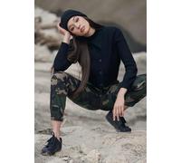 Urban Classics - Ladies High Waist Cargo Woodcamo - Pants - camouflage - W28 - 98% Cotton, 2% Elastane,Cotton W28
