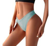 Ladies High Waisted Briefs Soft Stretch Knicker Hipster Style Pantie Leakproof Protection Brief Everyday Comfort Pant Various Size Pack For Postpartum Recovery Light Blue