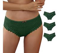 Ladies High Waisted Knickers High Waist Pants For Women High Leg High Waist Knickers For Women High Rise Knickers For Women Ladies Plus Size Underwear French Knickers Cotton Full Briefs Women Green