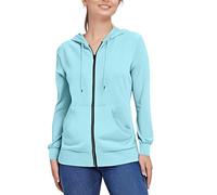 Ladies Hoodies with Zip Casual Soft Womens Hoodie Zip up Lightweight Hoodie Soft Casual Womens Zip up Hoodies Women's Fashion 30th Birthday Gifts for Women Deals Lightblue